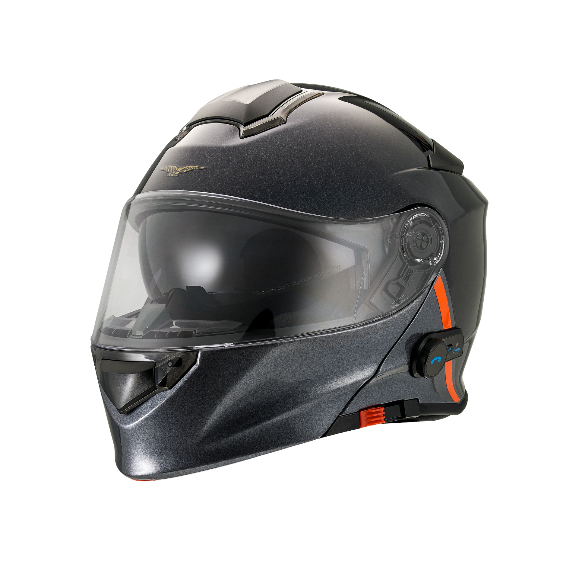 Moto Guzzi helmet "Modular BT" black with Bluetooth