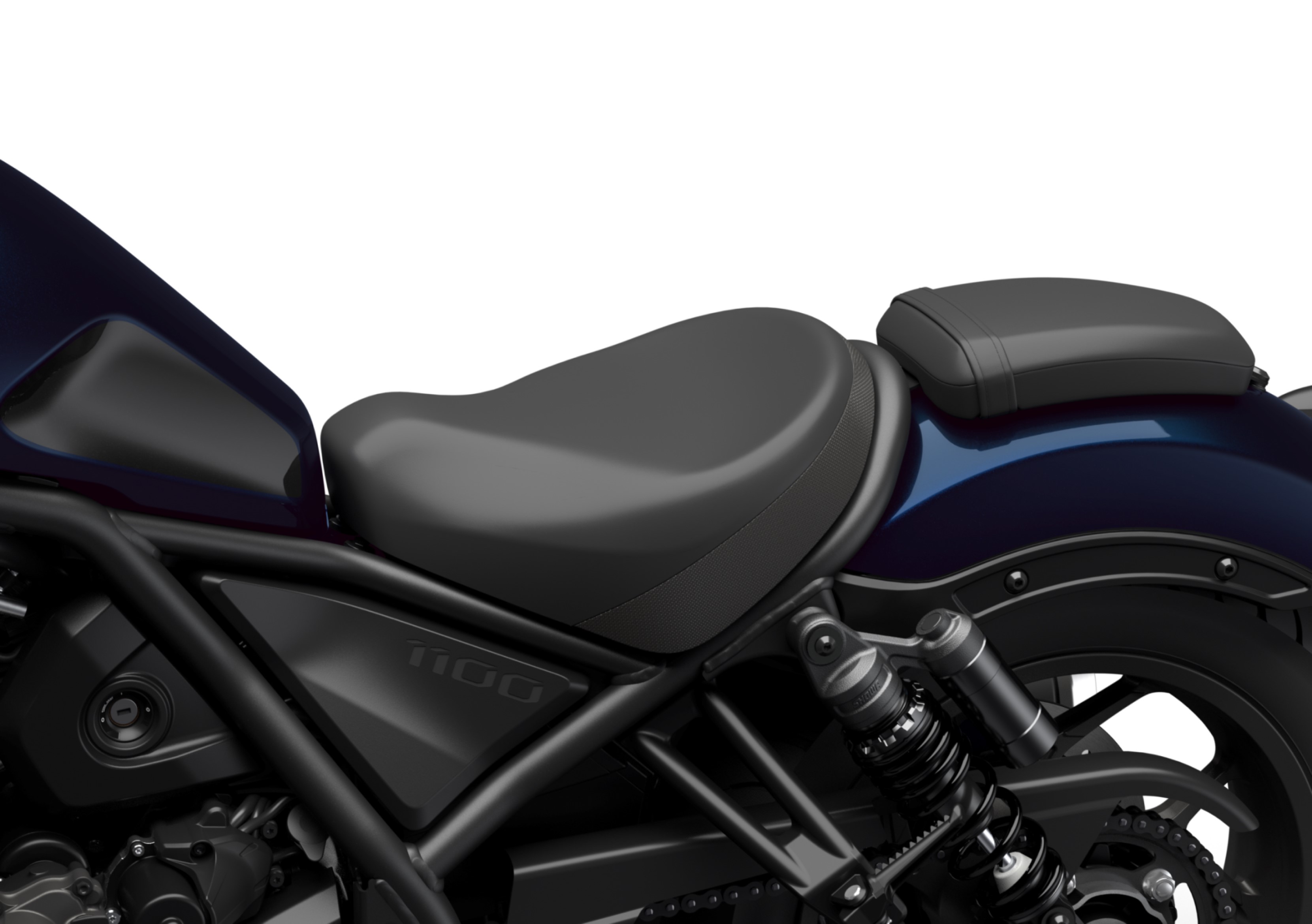 Rider comfort seat black for Honda CMX 1100 Rebel (21-) Original