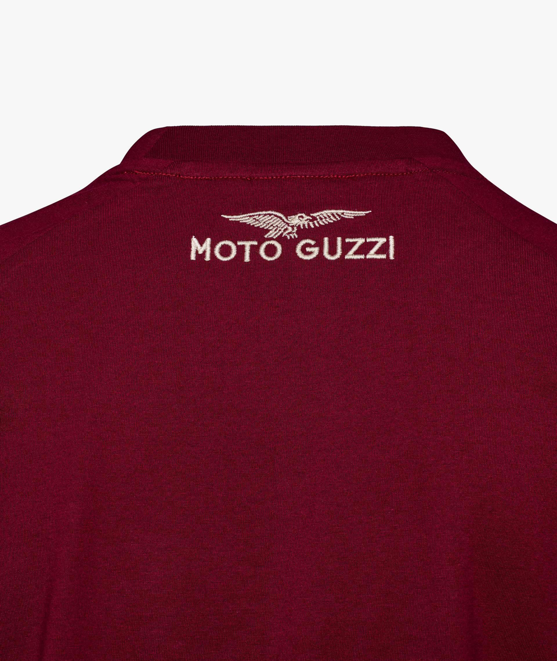Moto Guzzi men's T-shirt "Heritage" burgundy red