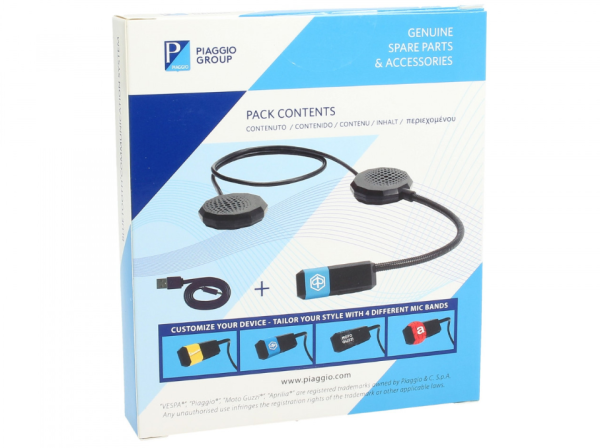 Bluetooth communication system Vespa / Piaggio / Aprilia / Moto Guzzi
