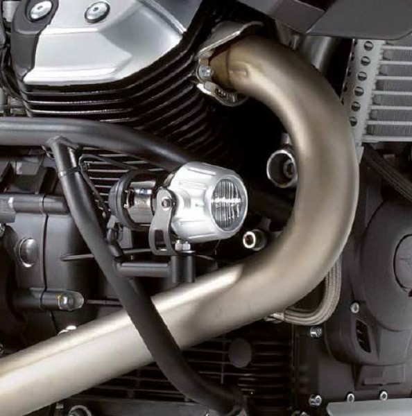 Engine protection bar, black for Stelvio 1200 original Moto Guzzi