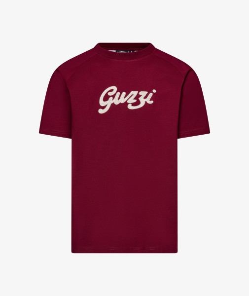 Moto Guzzi men's T-shirt "Heritage" burgundy red