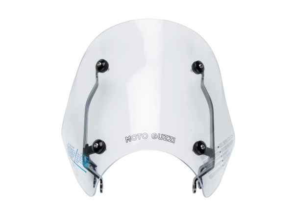 Windshield with holder black complete, Touring for Moto Guzzi V7 Special 850 2021-