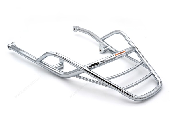 Luggage rack, rear, chrome, rigid for Moto Guzzi V7 850 2021-