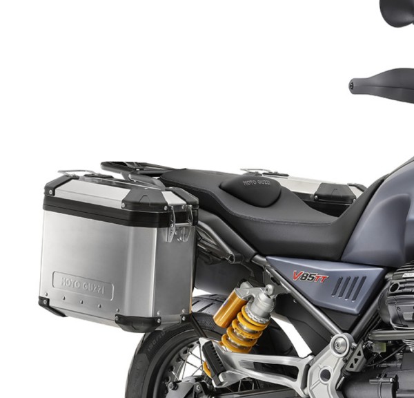 Original aluminum case set Moto Guzzi V85 TT